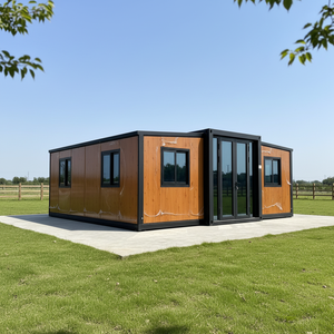 2 chambres avec panneaux solaires, maison conteneur pliable et extensible de 20 pieds pour camping - Product Image 1