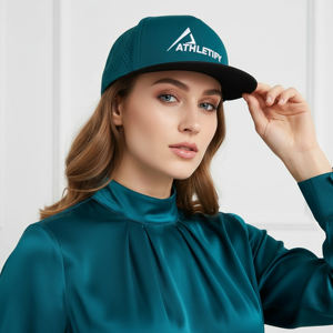 Gorra de Béisbol Deportiva Personalizada Athletify OEM, Corte Láser, Tejido Suave, Transpirable, Ajustada, con Cierre a Presión, Impresión Digital - Product Image 1