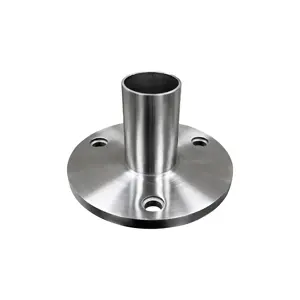 Pipe Fittings Stainless Steel High Neck Wall Floor Full Flange