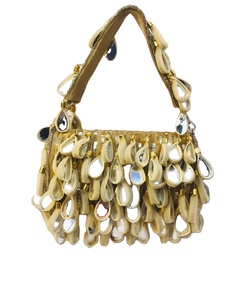 Pochette de broderie de perles de cristal Elely fabriquée à la main Accessoire de luxe pour les occasions de mariage et de soirée - Product Image 1