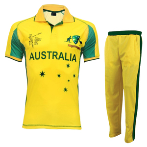 100% Polyester Premium Custom Cricket Uniform Set Unisex Moisture Wicking Breathable Team Jersey <b>Pants</b> OEM Wholesale Short - Product Image 3