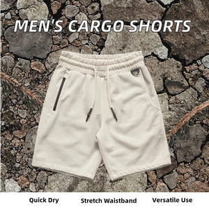 Pantalones Cortos Deportivos Personalizados al por Mayor para Hombre, de Secado Rápido, Transpirables, para Entrenamiento Activo de Verano, de Lona, Cintura Media, con Cierre de Cordón - Product Image 3