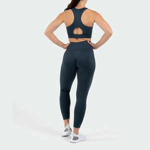Conjunto Deportivo de 2 Piezas para Mujer, Personalizado, de Alta Calidad, Tejido Elástico, Transpirable, Ligero, de Secado Rápido, Leggings Largos hasta la Mitad de la Pierna - Product Image 2