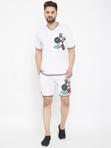 Nuevo Conjunto de Verano para Hombre, Traje Transpirable de Manga Corta, Camiseta y Pantalones Cortos, Conjunto de Dos Piezas, Conjunto Deportivo de Dos Piezas para Hombre - Product Image 1