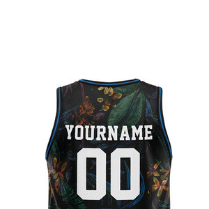 Maillots de basket-ball en polyester à séchage rapide pour hommes et femmes, impression numérique personnalisée en gros, faible MOQ - Product Image 5