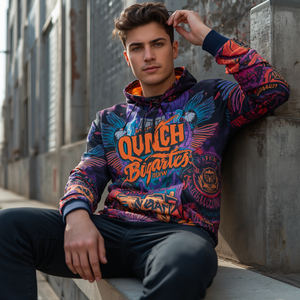 Sudadera con Capucha Personalizada con Impresión DTG, Sudadera de Felpa de Algodón, Sudadera con Diseño Gráfico Personalizado, Ropa Casual Urbana, Suministro al por Mayor OEM - Product Image 4