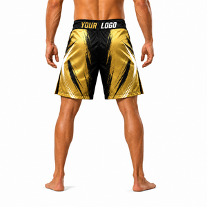 Shorts d'entraînement de combat MMA personnalisés 2026 – Impression par sublimation, extensibles, légers, respirants, 100 % polyester - Product Image 4