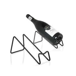 ชั้นวางขวดไวน์โลหะแบบตั้งโต๊ะ ดีไซน์สั่งทำได้ ชั้นวางโชว์และเก็บไวน์โลหะสำหรับใช้ในบ้านและบาร์ - Product Image 2