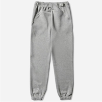 Pantalon de survêtement en molleton polyester/coton respirant et à séchage rapide pour homme, taille élastique, poids moyen, style urbain estival, avec poches – Vente en gros