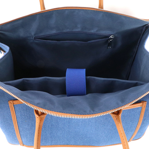 Bolsa de Lona Vaquera Informal para Mujer, para el Gimnasio, con Diseño de Bolsillos Multifuncionales, para Viajes Cortos de Negocios y Uso Diario - Product Image 6