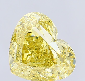 Diamant de laboratoire certifié IGI 10,03 carats, taille cœur, jaune vif fantaisie, clarté VS2, certificat n°626430304, ROYAL GEMS Jewelry - Product Image 1