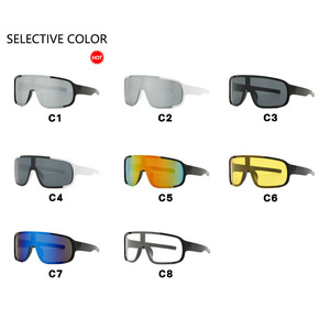 UV400 Cycling Sunglasses Large-<b>Frame</b> Outdoor Ski Goggles for Kids Windproof Mountaineering Road Mountain Bike <b>Bicycle</b> Sports - Product Image 5