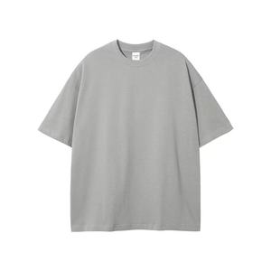เสื้อยืดคอกลมแขนสั้นผู้ชาย คุณภาพสูง ผ้าฝ้าย 100% รับสกรีนโลโก้ เสื้อยืดโอเวอร์ไซส์เนื้อหนา สำหรับผู้ชาย - Product Image 4
