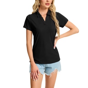 Camisetas Polo Lisas al por Mayor para Mujer, Manga Corta, Productos Más Populares, Ropa Casual de Verano para Dama, Suave y Cómoda - Product Image 3