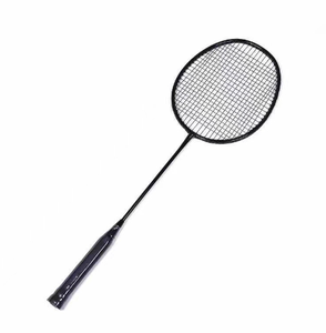 Raquette de badminton offensive de haute qualité, nouveau style, en graphite et fibre de carbone, avec poignée en aluminium PU rigide pour l'entraînement professionnel - Product Image 1
