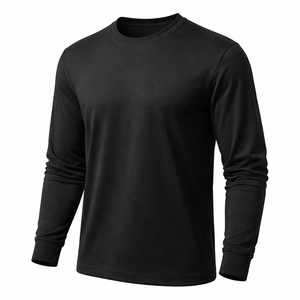 Venta al por Mayor de Camisetas de Manga Larga Transpirables para Mujer, Color Negro - Fabricante OEM Directo para Minoristas - Product Image 3