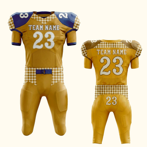 Équipement d'entraînement de football américain en cuir PU, taille officielle américaine, manches courtes - Product Image 5
