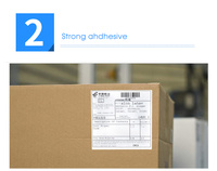 Étiquette en papier thermique noir sur blanc à DK-N55224 directe d'usine Étiquettes en rouleau de papier continu pour imprimante tactile Brorther P