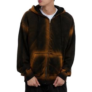 Streetwear Y2K Mode Homme Vintage Lavé à l'eau avec fermeture éclair Sweat-shirts pour homme, 100% coton Vêtements élégants pour homme Vestes sur mesure - Product Image 2