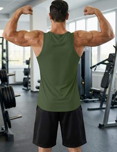 Premium Athletic Collection <b>Men</b>’s Tank Top Sleeveless Gym Shirt Bodybuilding Vest Fitness Workout <b>Singlet</b> Breathable Stretch - Product Image 6