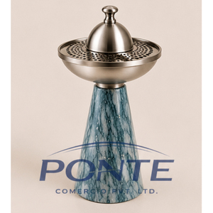 Quemador de Incienso de Mármol Árabe de la Mejor Calidad, Moderno Quemador de Oud Metálico para Decoración del Hogar, Incensario para Regalos de Ramadán y Eid - Product Image 3