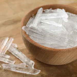 Cristaux de menthol Thandai de qualité supérieure pour rafraîchisseurs buccaux, préparations à base de plantes et amélioration de la saveur, disponibles en vrac - Product Image 1