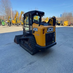 Mini-chargeuse sur pneus JCB pour projets de construction et d'aménagement paysager, moteur Caterpillar, roulement, boîte de vitesses, pompe hydraulique - Product Image 1