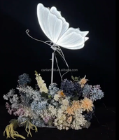 Lampe papillon LED à ailes mobiles, papillon lumineux télécommandé pour la décoration de mariage, de fête et d'événements