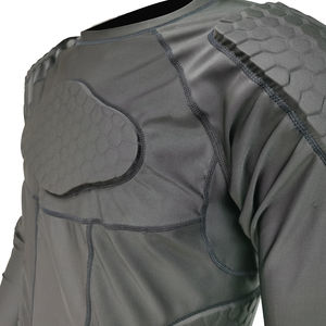 Men Thermal Graphic Print Fleeced Sports Long Sleeves Shirts and Pants Set Compression Workout Set Compression Shirt Men - Product Image 6