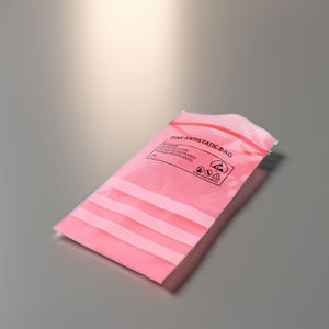 Antistatic ESD LDPE Zipper <b>Bags</b> with Gravure Printed Film for Safe Packaging <b>Storage</b> and Transportation of Electronic Parts - Product Image 1