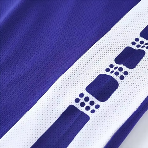 Ensemble de maillot de basket-ball unisexe bleu léopard sans manches, col en V, respirant, évacuant l'humidité, uniforme pour toutes les saisons, vêtements de sport pour adultes - Product Image 4