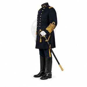 Uniforme de marin de reproduction traditionnelle avec un style vintage, en tissu polaire respirant et design durable, idéal pour les collections de musées - Product Image 3