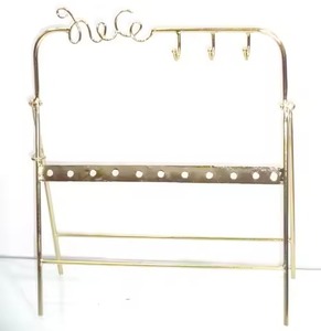 Support à bijoux en métal de qualité supérieure, organisateur de bijoux pour colliers, boucles d'oreilles, bracelets, bagues, décoration de table de maquillage à domicile - Product Image 1