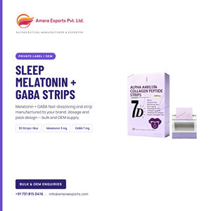 เมลาโทนิน 3 มก. ผสม GABA 7 มก. แบบแผ่นละลายเร็วสำหรับรับประทาน ผลิตภัณฑ์เสริมความงาม วิตามินสำหรับผู้ใหญ่ 30 ชิ้น (OEM รับผลิตแบรนด์ส่วนตัว) - Product Image 6