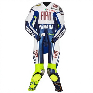 Traje de Carreras MotoCP Ramaha 1 Pieza de Cuero Vacuno/Canguro para Moto/Traje de Motociclismo para Piloto - Product Image 1