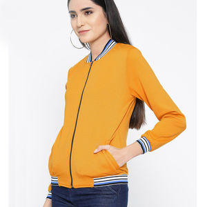 Chaqueta Bomber para Mujer con Logotipo y Color Personalizados, Chaqueta Bomber Clásica de Moda, Ropa de Abrigo con Cierre - Product Image 3