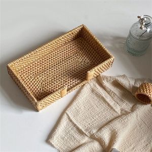 Porte-serviettes en rotin de haute qualité, organiseur de serviettes, centre de table pour décorations de mariage - Product Image 6