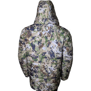 Veste de chasse d'hiver pour homme, camouflage, coupe-vent, imperméable, impression HD personnalisée de haute qualité, softshell 100% polyester - Product Image 2