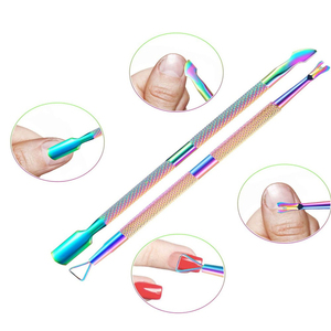 Nail Beauty Nipper Rainbow Multi Titanium Use For Professional Grade 4 Inch Stainless Steel Cuticle Fingers Tools Beauty Nipper - Product Image 4