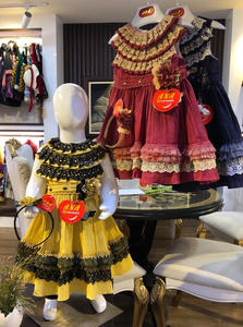 Beauté concassage coton robe avec bandeau de qualité incroyable design fantaisie robe - Product Image 6