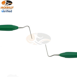 เครื่องมืออุดรากฟันแบบสองด้าน JACKBILLY Dental Heat Carrier Plugger หมายเลข 2/4 (สแตนเลสเกรดทางการแพทย์) สำหรับงานทันตกรรมเอ็นโดดอนต์ # 2 4 สีเขียว - Product Image 2