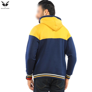 Sudadera con Capucha Azul Marino y Amarillo 2026, Estilo con Capucha, Nueva Llegada, Calidad Premium, Color Sólido, Buena Venta - Product Image 3