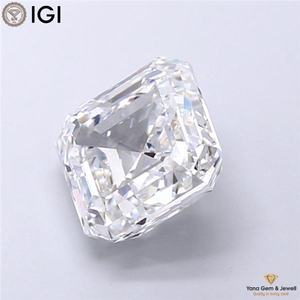 Diamante cultivado en laboratorio con certificación IGI CVD de 2.50 quilates, color D, claridad VS1, forma ASSCHER, ajuste perfecto para engaste personalizado. - Product Image 6