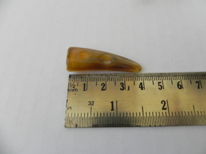 Palanca de cuerno de búfalo y buey natural para prendas hechas a mano Diseño único Ligero FlatbackToggle Función lavable de FWE - Product Image 6