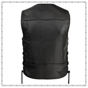 Chaleco de cuero personalizado para hombre, certificado CE, ropa de motorista duradera para motociclismo, ropa deportiva de talla grande, equipo de protección - Product Image 3