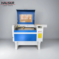 Nouvelle machine de découpe laser CO2 Hauser 40x60cm 100W, système de contrôle CNC Ruida, refroidissement par eau, haute sécurité, source laser EFR/Reci