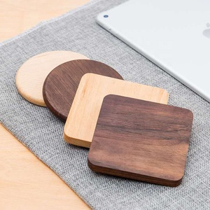 Posavasos de Madera de Acacia Natural Hecho a Mano, Duradero y Resistente a la Humedad, Bandeja para Servir Té y Café, Artesanía de Madera de Bambú - Product Image 5