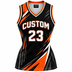 Nuevas Camisetas de Baloncesto Sublimadas para Mujer 2025, 100% Poliéster, Transpirables, de Verano, Premium, de Alta Calidad, con Logotipo Personalizado - Product Image 1