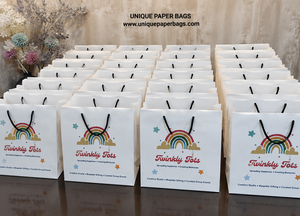 Wholesale Custom Logo <b>Paper</b> Gift Bags Premium White <b>Paper</b> Shopping Bags with Rope Handles for Gift and Retail Packaging - Product Image 2