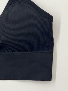 สปอร์ตบราขายดีสำหรับผู้หญิง ฟิตเนส โยคะ ซัพพอร์ตสูง ระบายอากาศดี เหมาะสำหรับออกกำลังกาย วิ่ง ไร้ตะเข็บ รับผลิตแบรนด์ส่วนตัว โลโก้ด้านหน้า - Product Image 4